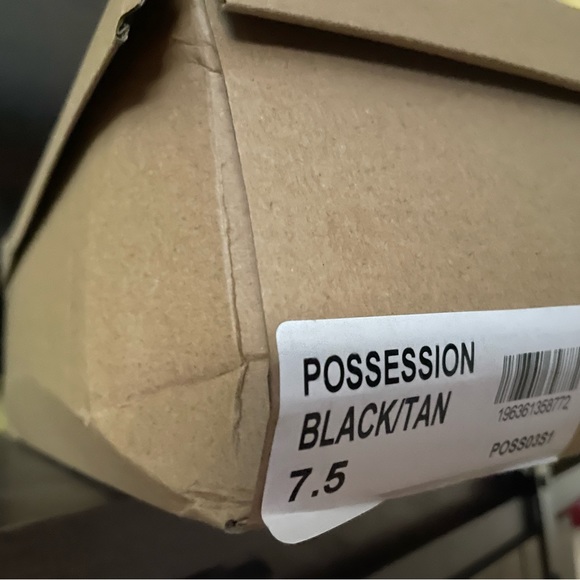 NEW Steve Madden Black/Tan Possession Sneaker 7.5 - Picture 5 of 6